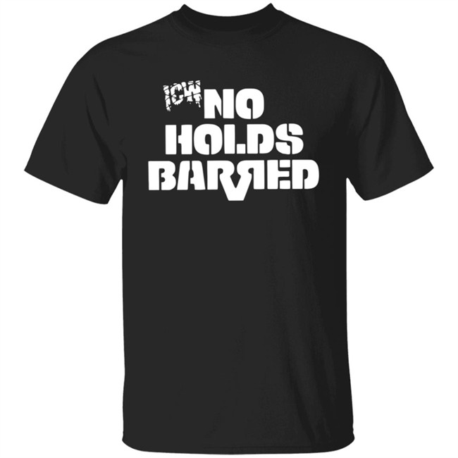 Icw No Holds Barred Merch Classic Logo White Shirt Icw No Holds Barred Merch Classic Logo White Shirt
