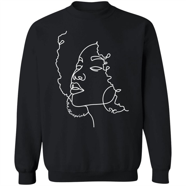 Soho Youth Club Merch Black Girl Blueprint Sweatshirt