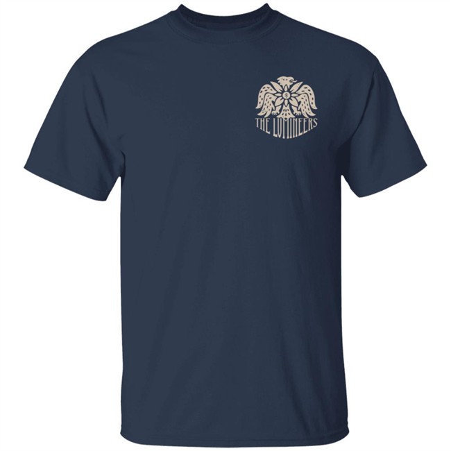 The Lumineers Merch Soaring Eagle Crest Shirt The Lumineers Merch Soaring Eagle Crest Shirt