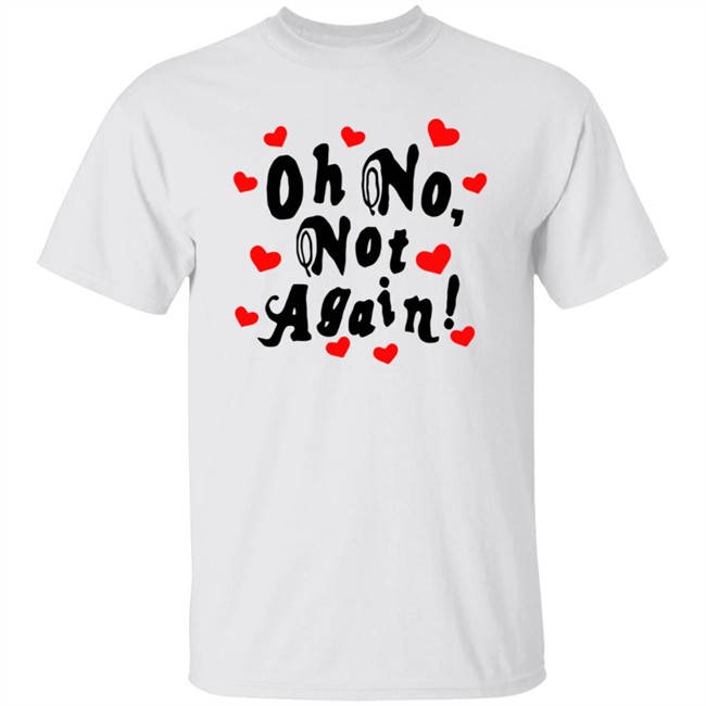 Alexander 23 Merch Oh No, Not Again Hoodie White Alexander 23 Merch Oh No, Not Again Hoodie White