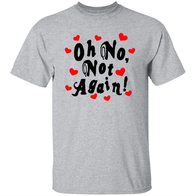Alexander 23 Merch Oh No, Not Again Hoodie White Alexander 23 Merch Oh No, Not Again Hoodie White