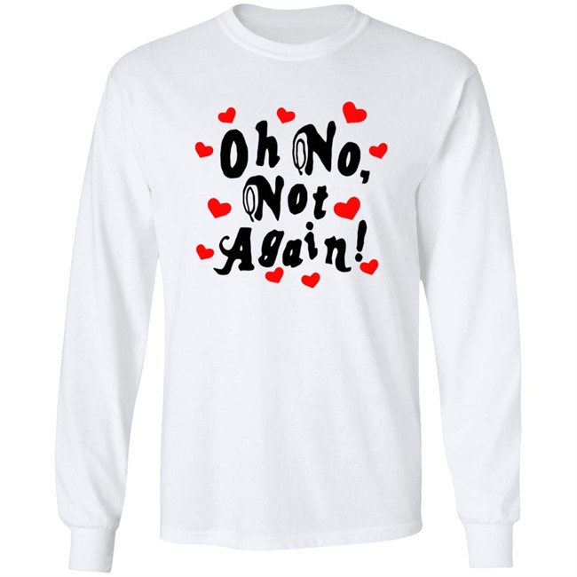 Alexander 23 Merch Oh No, Not Again Hoodie White Alexander 23 Merch Oh No, Not Again Hoodie White