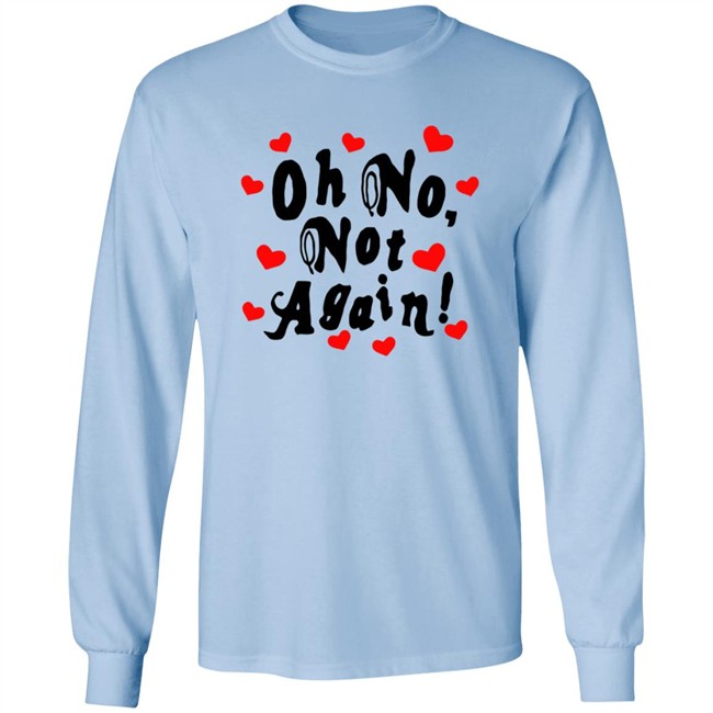 Alexander 23 Merch Oh No, Not Again Hoodie White Alexander 23 Merch Oh No, Not Again Hoodie White