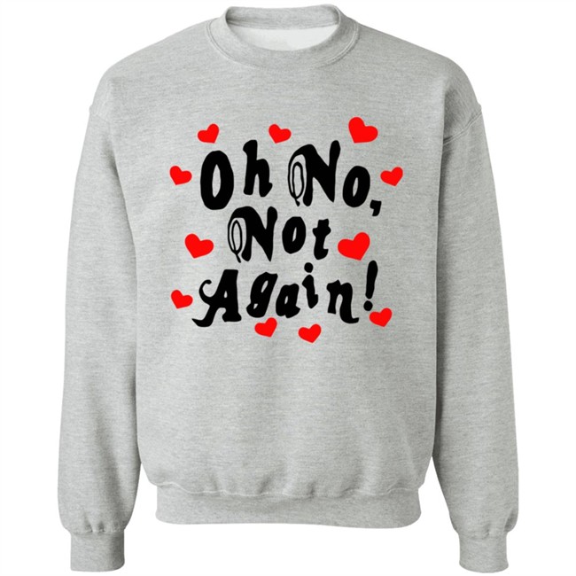 Alexander 23 Merch Oh No, Not Again Hoodie White Alexander 23 Merch Oh No, Not Again Hoodie White