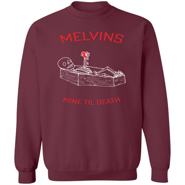 The Melvins Melvins Mine Til Death Valentines Tee Shirt The Melvins Melvins Mine Til Death Valentines Tee Shirt