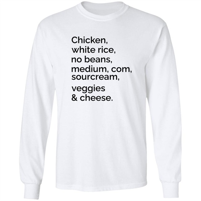 Chipotle Custom Order Long Sleeve Shirt Chipotle Custom Order Long Sleeve Shirt