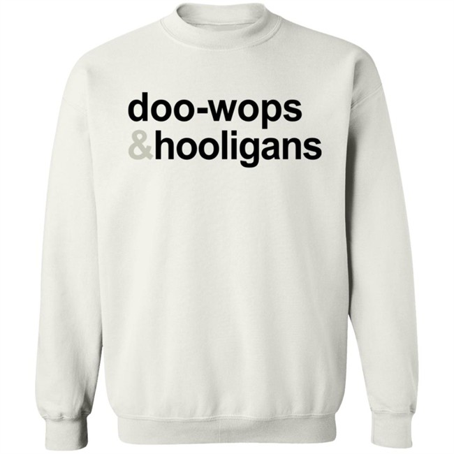 Bruno Mars Merch Doo Wops And Hooligans Sweatshirt Bruno Mars Merch Doo Wops And Hooligans Sweatshirt