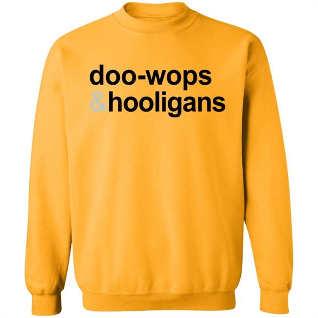 Bruno Mars Merch Doo Wops And Hooligans Sweatshirt Bruno Mars Merch Doo Wops And Hooligans Sweatshirt