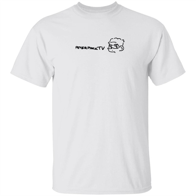 PeterPark Merch Minimal Peter Shirt White