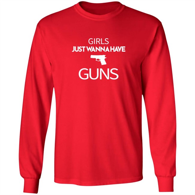 Elisha Cuthbert Girls Just Wanna Have Guns Shirt Elisha Cuthbert Girls Just Wanna Have Guns Shirt