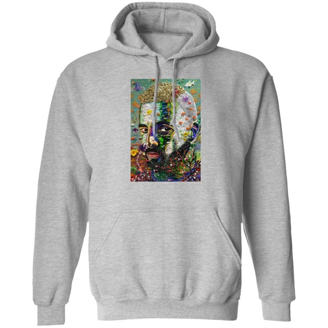 Maluma Merch 7Dj Portrait White Hoodie Maluma Merch 7Dj Portrait White Hoodie