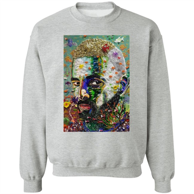 Maluma Merch 7Dj Portrait White Hoodie Maluma Merch 7Dj Portrait White Hoodie