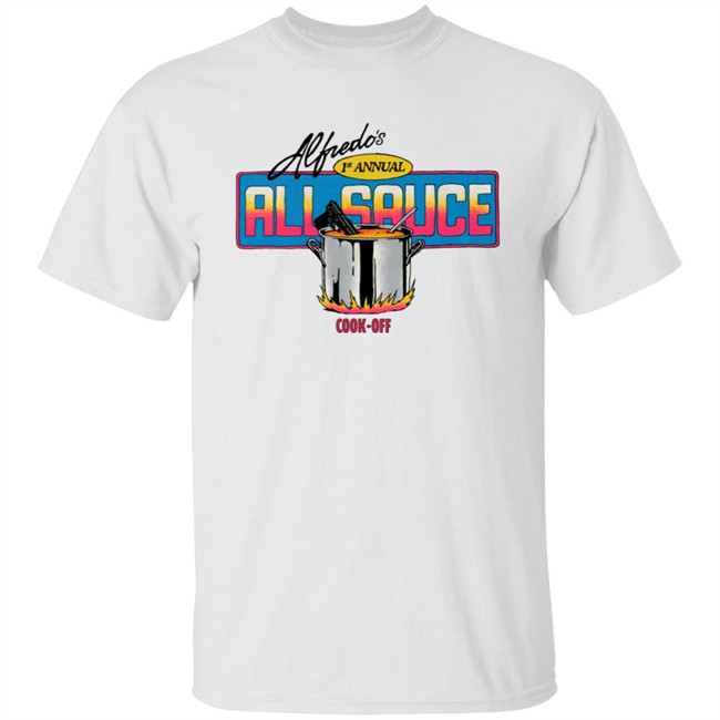 Hypebeast Merch Freddie Gibbs The Alchemist Alfredo's Sauce Cook Off Tee Shirt