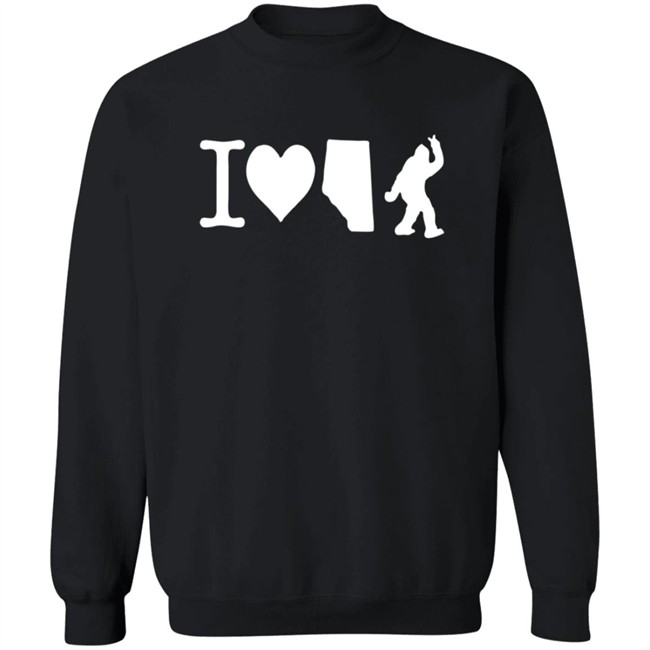 The Big Steak Merch I Love Alberta Bigfoot T Shirt The Big Steak Merch I Love Alberta Bigfoot T Shirt