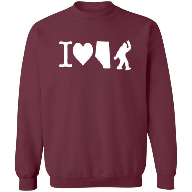 The Big Steak Merch I Love Alberta Bigfoot T Shirt The Big Steak Merch I Love Alberta Bigfoot T Shirt