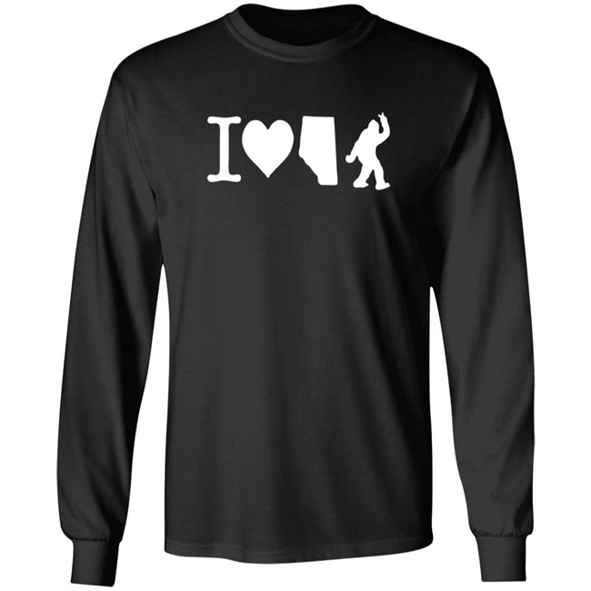 The Big Steak Merch I Love Alberta Bigfoot T Shirt The Big Steak Merch I Love Alberta Bigfoot T Shirt