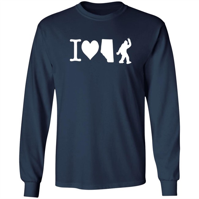 The Big Steak Merch I Love Alberta Bigfoot T Shirt The Big Steak Merch I Love Alberta Bigfoot T Shirt