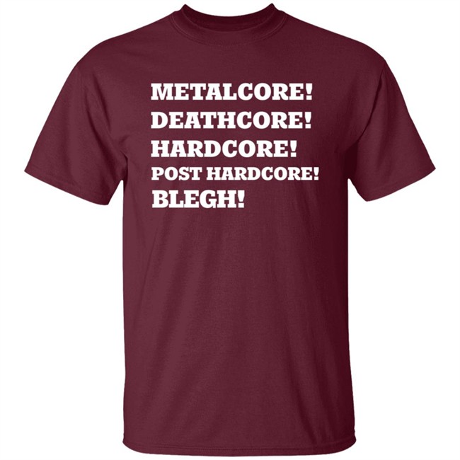 The Red Herring Merch Genres No Dash Shirt Metalcore Deathcore Hardcore Post Hardcore Blegh Shirt The Red Herring Merch Genres No Dash Shirt Metalcore Deathcore Hardcore Post Hardcore Blegh Shirt