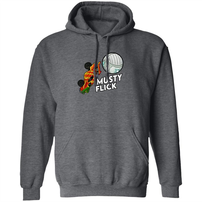 Amustycow Merch Musty Flick Red and Orange Car Hoodie Amustycow Merch Musty Flick Red and Orange Car Hoodie