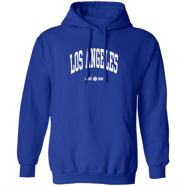 Anine Bing Los Angeles Crewneck Sweatshirt Black Anine Bing Los Angeles Crewneck Sweatshirt Black