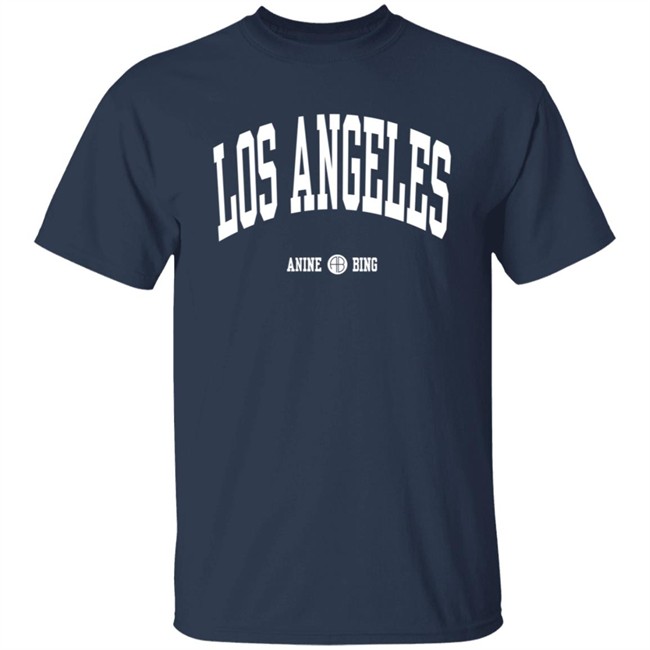 Anine Bing Los Angeles Crewneck Sweatshirt Black Anine Bing Los Angeles Crewneck Sweatshirt Black