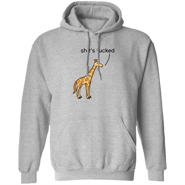 Shopdinosaur Merch Shit’S Fucked Giraffe Hoodie Aubriepesky Shopdinosaur Merch Shit’S Fucked Giraffe Hoodie Aubriepesky
