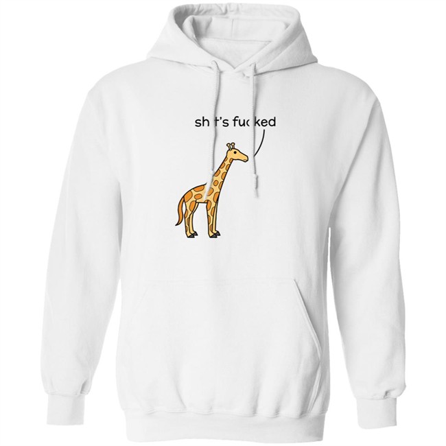 Shopdinosaur Merch Shit’S Fucked Giraffe Hoodie Aubriepesky Shopdinosaur Merch Shit’S Fucked Giraffe Hoodie Aubriepesky