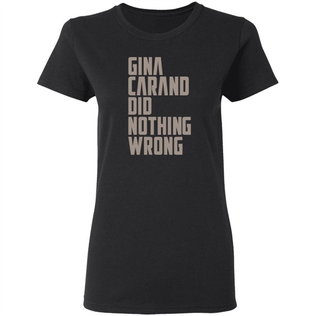 Gina Carano Did Nothing Wrong T Shirt Bob Iger Gina Carano Did Nothing Wrong T Shirt Bob Iger