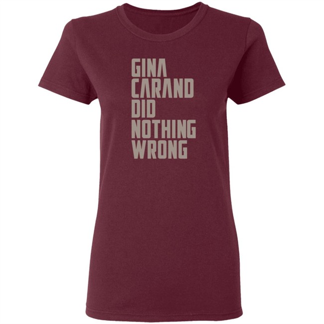 Gina Carano Did Nothing Wrong T Shirt Bob Iger Gina Carano Did Nothing Wrong T Shirt Bob Iger