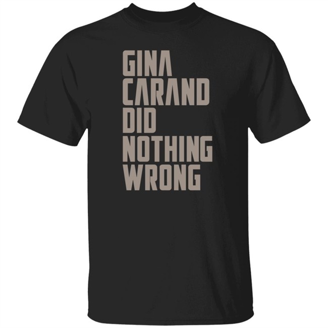 Gina Carano Did Nothing Wrong T Shirt Bob Iger Gina Carano Did Nothing Wrong T Shirt Bob Iger