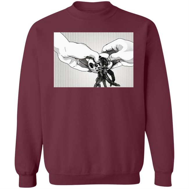 Fyyaa Horror Manga Hatch Tee Shirt Fyyaa Horror Manga Hatch Tee Shirt