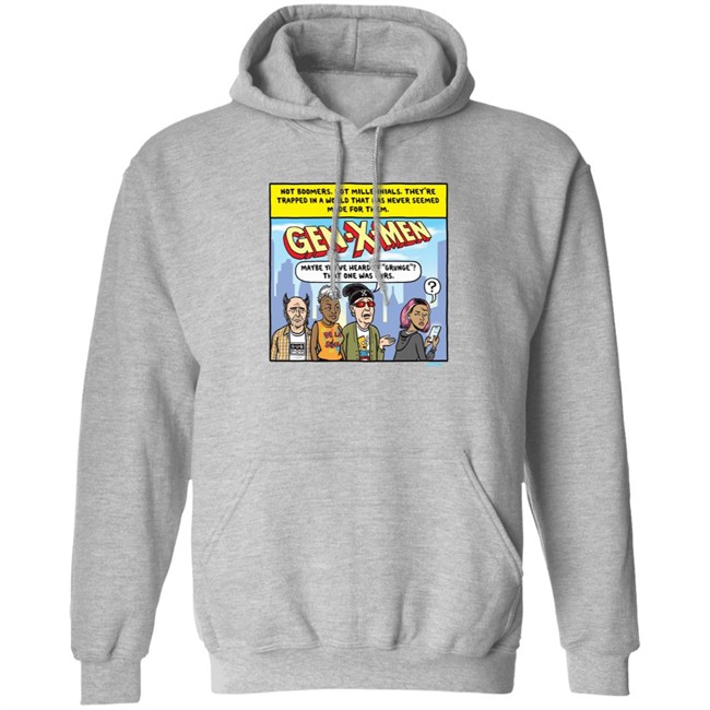 Ward Sutton Gen X Men Gray Shirt Ward Sutton Gen X Men Gray Shirt