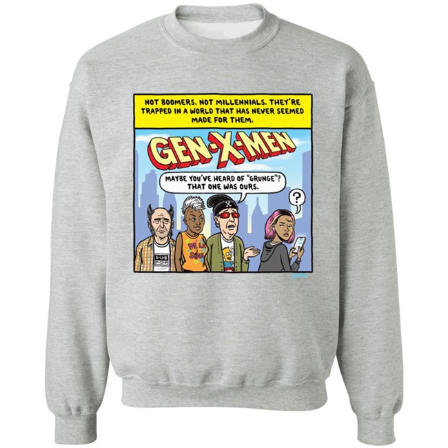 Ward Sutton Gen X Men Gray Shirt Ward Sutton Gen X Men Gray Shirt