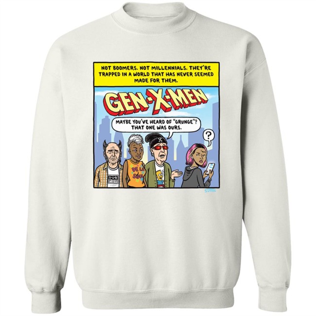 Ward Sutton Gen X Men Gray Shirt Ward Sutton Gen X Men Gray Shirt