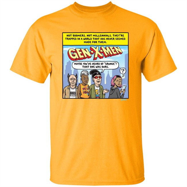 Ward Sutton Gen X Men Gray Shirt Ward Sutton Gen X Men Gray Shirt