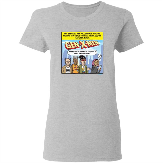 Ward Sutton Gen X Men Gray Shirt Ward Sutton Gen X Men Gray Shirt