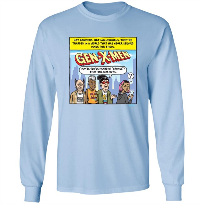 Ward Sutton Gen X Men Gray Shirt Ward Sutton Gen X Men Gray Shirt