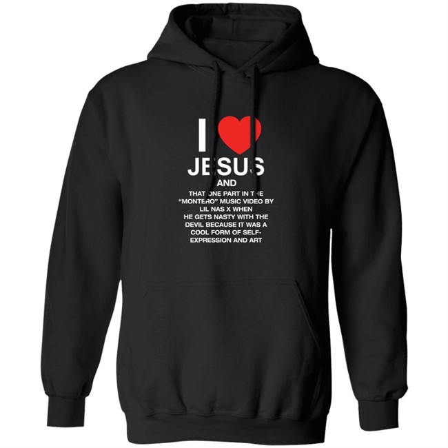 Pizzaslime Store Merch I Love Jesus And Montero T Shirt Lilnasx Pizzaslime Store Merch I Love Jesus And Montero T Shirt Lilnasx