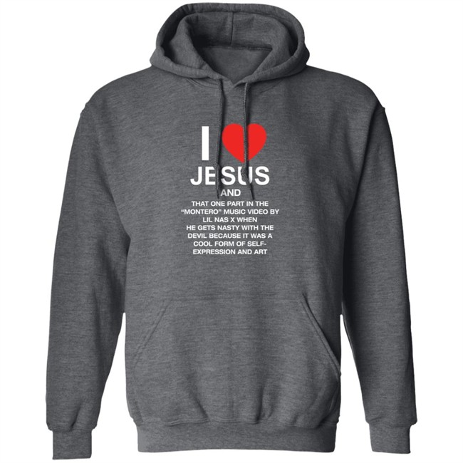 Pizzaslime Store Merch I Love Jesus And Montero T Shirt Lilnasx Pizzaslime Store Merch I Love Jesus And Montero T Shirt Lilnasx