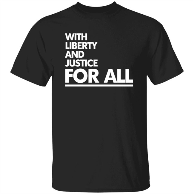 With Liberty And Justice For All Nets Timberwolves Shirt