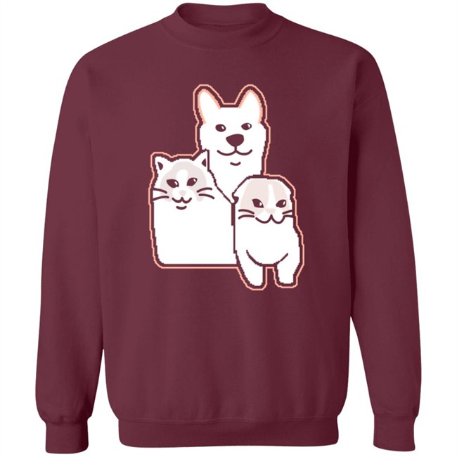 Fanjoy Lg Xchocobars Dog And Cat Sweatshirt Shirt Fanjoy Lg Xchocobars Dog And Cat Sweatshirt Shirt