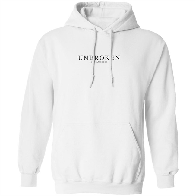 Unbroken Merch Logo Tee Shirt White Unbroken Merch Logo Tee Shirt White