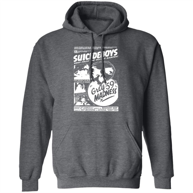 G59 Records Merch Grey59 Madness T Shirt Black G59 Records Merch Grey59 Madness T Shirt Black