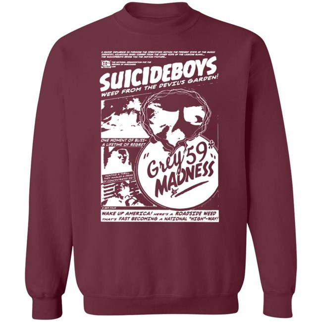 G59 Records Merch Grey59 Madness T Shirt Black G59 Records Merch Grey59 Madness T Shirt Black
