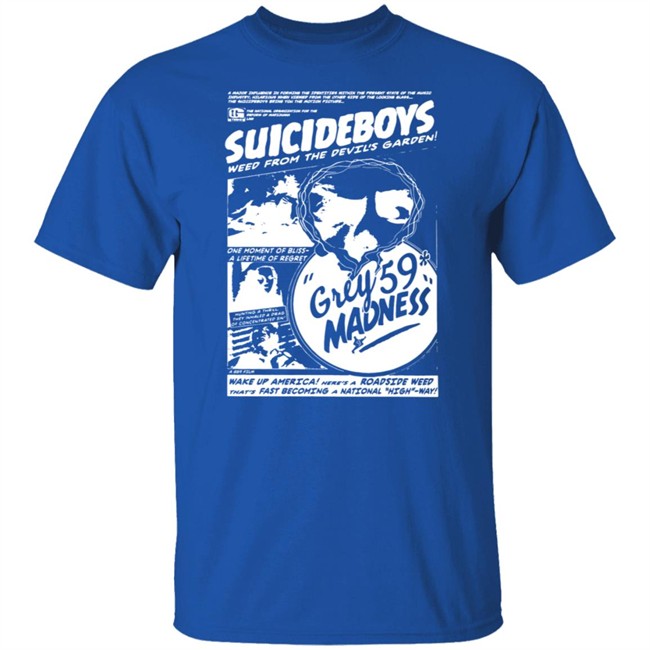 G59 Records Merch Grey59 Madness T Shirt Black G59 Records Merch Grey59 Madness T Shirt Black
