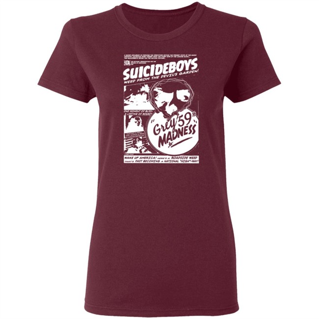 G59 Records Merch Grey59 Madness T Shirt Black G59 Records Merch Grey59 Madness T Shirt Black