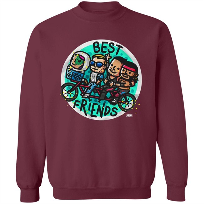 Pro Wrestling Tees Merch Kris Statlander Orange Cassidy & Best Friends Shirt Pro Wrestling Tees Merch Kris Statlander Orange Cassidy & Best Friends Shirt