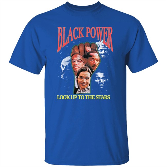 Black Power Look Up To The Stars T Shirt Tyt Attyre Black Power Look Up To The Stars T Shirt Tyt Attyre