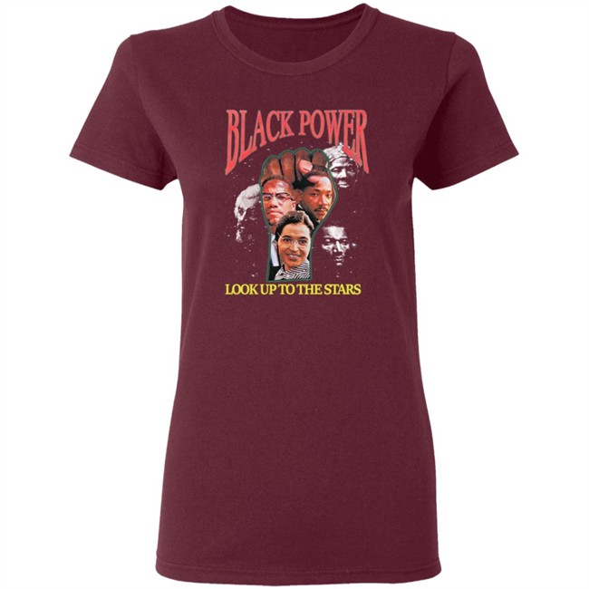 Black Power Look Up To The Stars T Shirt Tyt Attyre Black Power Look Up To The Stars T Shirt Tyt Attyre