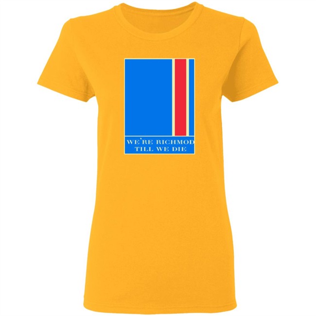 Ted Lasso Merch We're Richmond Till We Die Tee Shirt Ted Lasso Merch We're Richmond Till We Die Tee Shirt